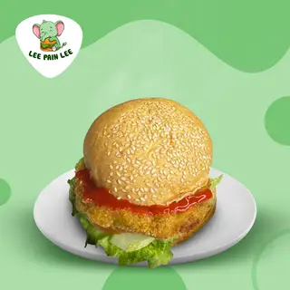 Hình ảnh Burger gà xay