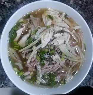 Hình ảnh phở bò gà