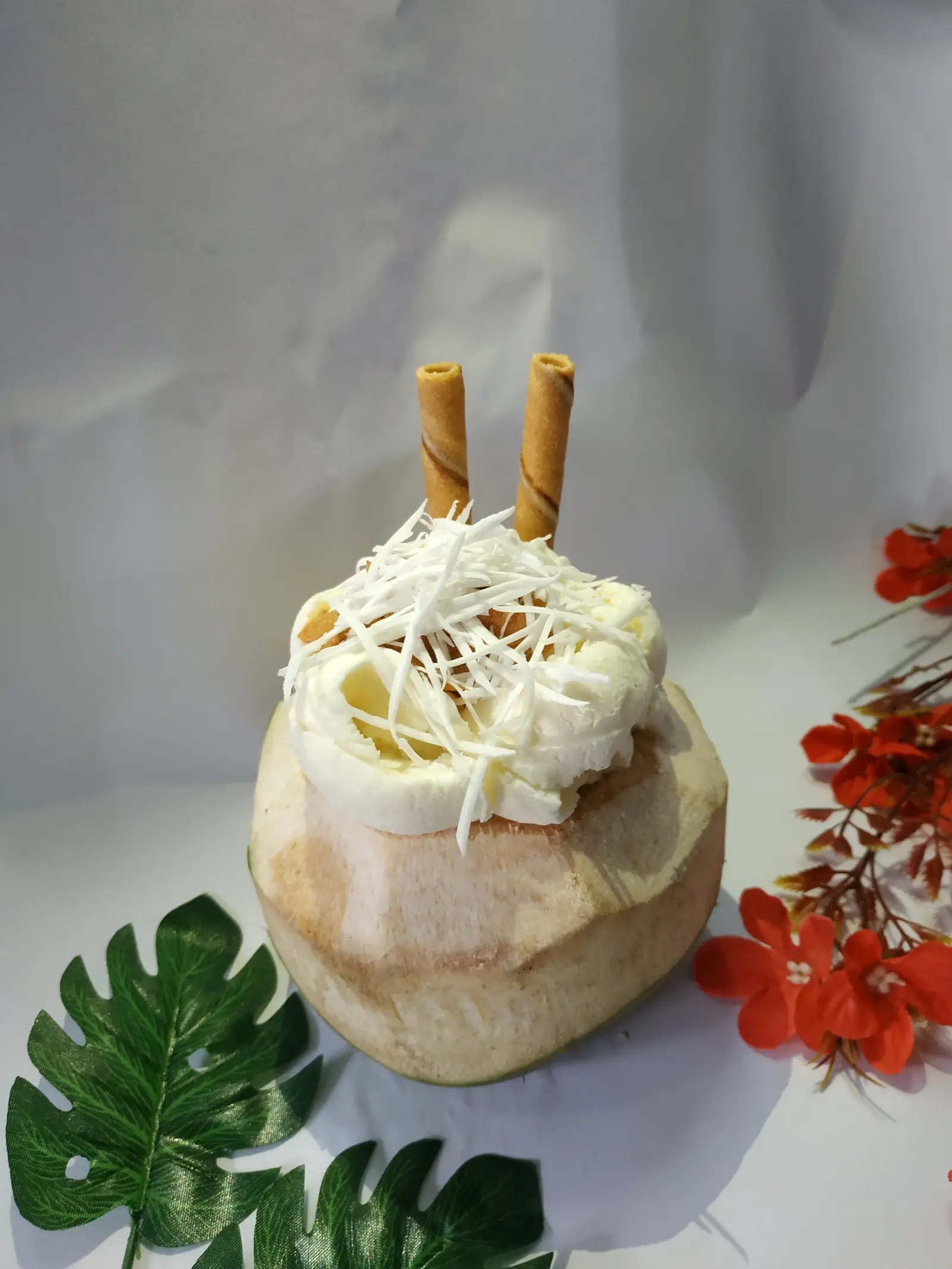 Hình ảnh Kem trái dừa