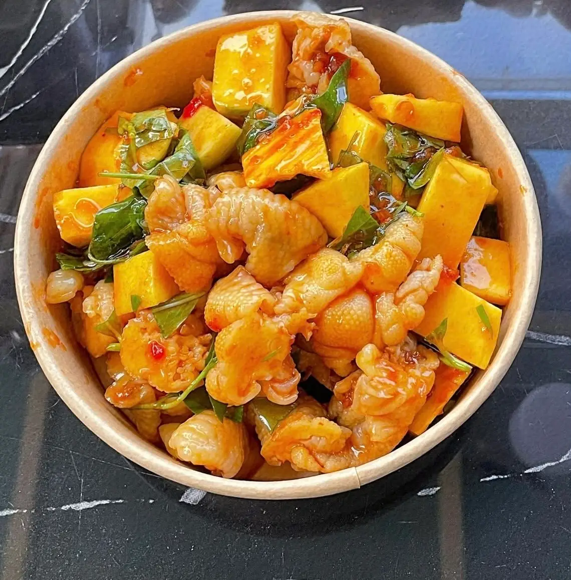 Hình ảnh Chân gà sốt Thái size Nhỏ 
