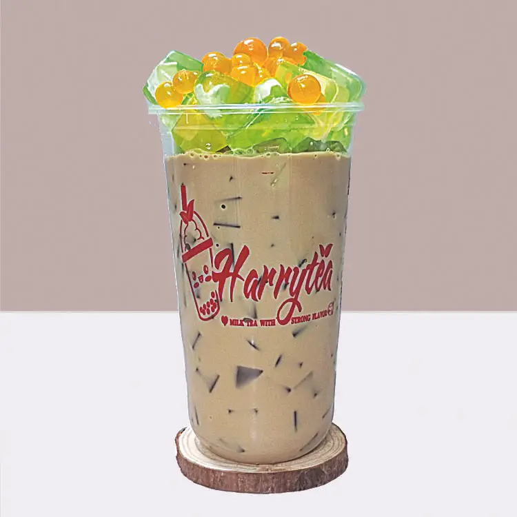 Hình ảnh Trà sữa phô mai thuỷ tinh