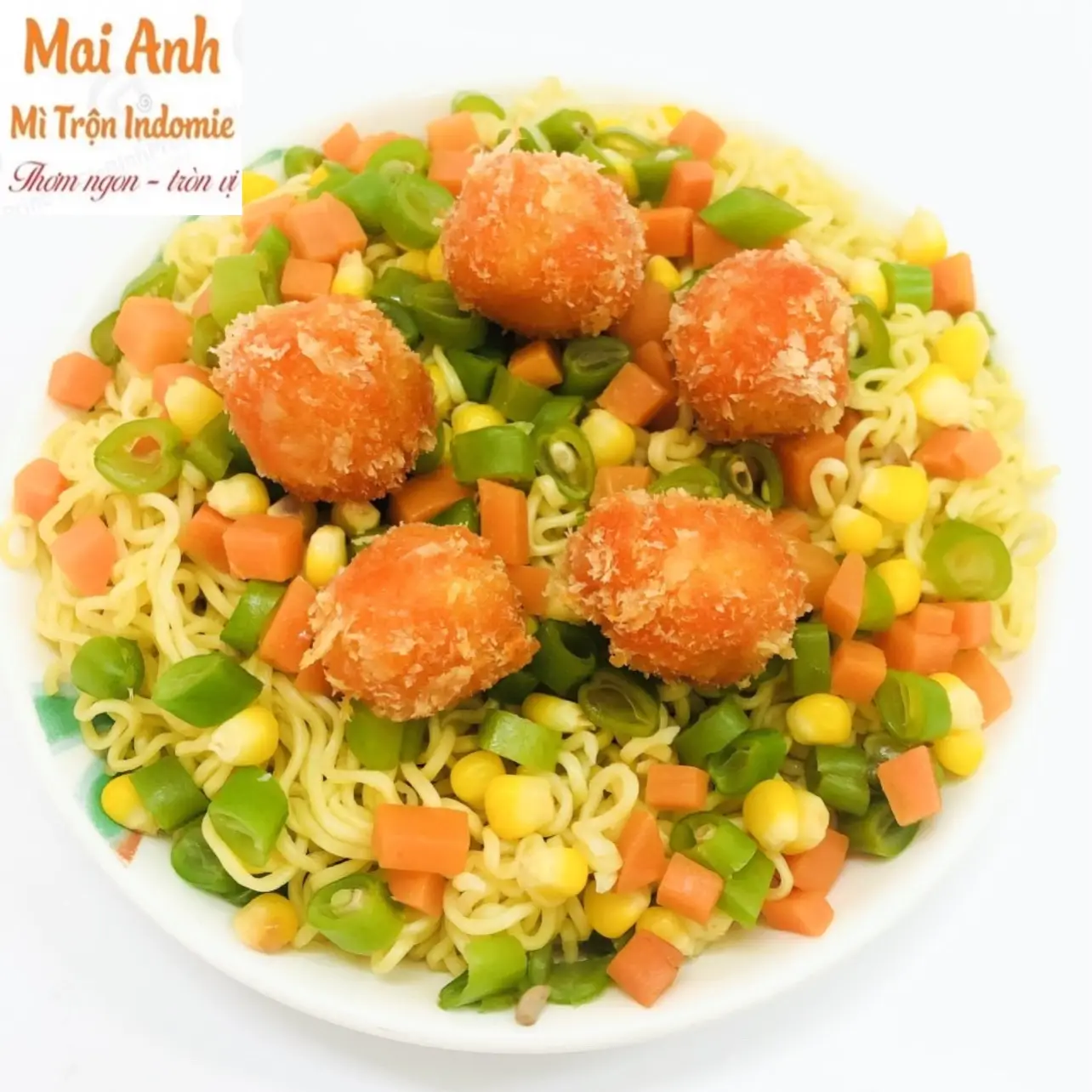 Hình ảnh Mì Trộn Viên Phô Mai Tuyết
