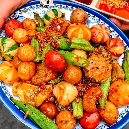 Hình ảnh Combo cá viên chiên nước mắm bơ tỏi - thập cẩm size lớn