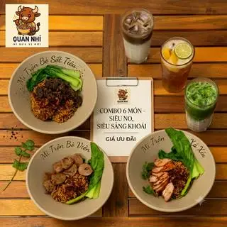 Hình ảnh [3NG TIẾT KIỆM 65K] Mì Trộn Bò, Bò Viên, Xá Xíu + Bạc Xỉu, Trà Đào, Matcha Latte