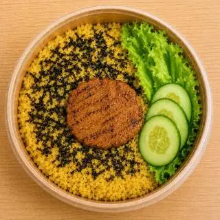 Hình ảnh Cơm Chiên Rong Biển + Sườn Nướng Chay