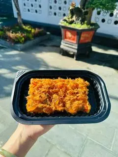 Hình ảnh Bánh tráng sốt cam