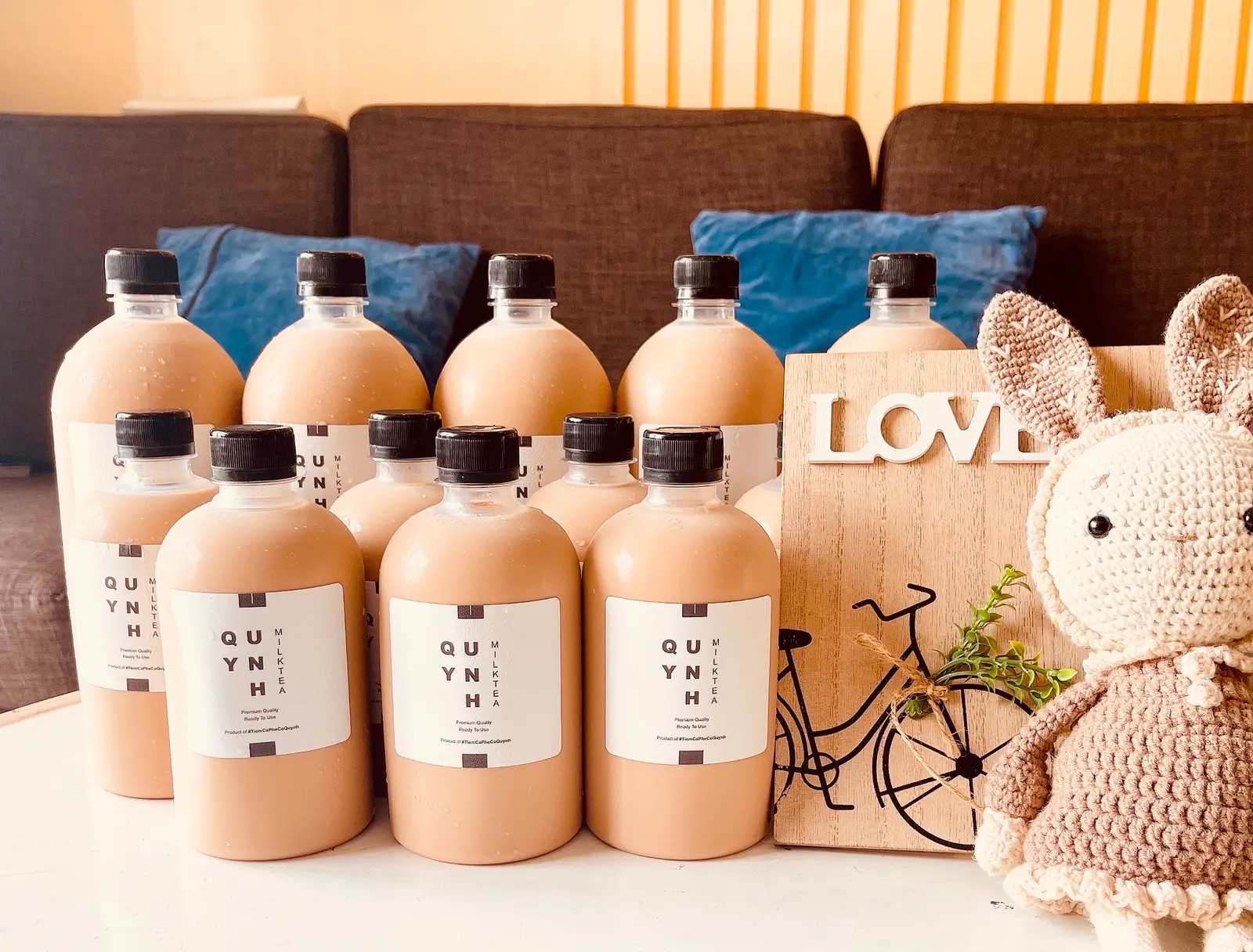 Hình ảnh Trà Sữa Handmade Quỳnh Vị Truyền Thống Đóng Chai 500ml