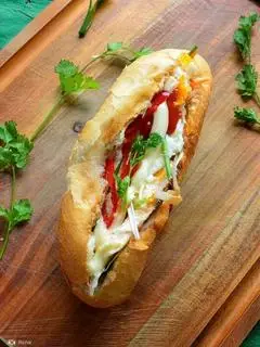Hình ảnh Bánh Mì Trứng Chà Bông