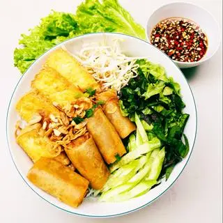 Hình ảnh Bún Nước Tương Đậu Chả Giò Chay
