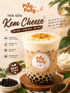 Hình ảnh Trà sữa kem Cheese