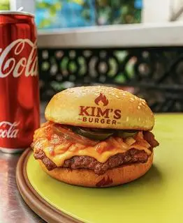 Hình ảnh Burger bò ép dẹt - Smash burger