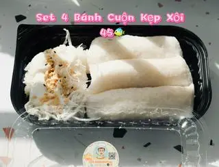 Hình ảnh Set 4 cuộn bánh nếp kẹp xôi cốt dừa