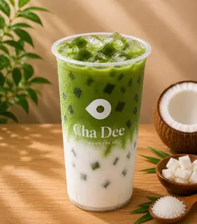 Hình ảnh Sữa Dừa Thái Xanh  - Green Thai Tea Coconut Milk