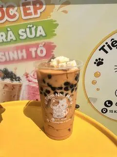 Hình ảnh Trà sữa thái đỏ full topping 700ml
