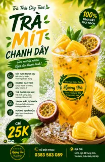 Hình ảnh Trà Mít Chanh Dây