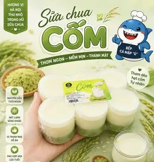 Hình ảnh Sữa chua cốm (set 6 hũ)