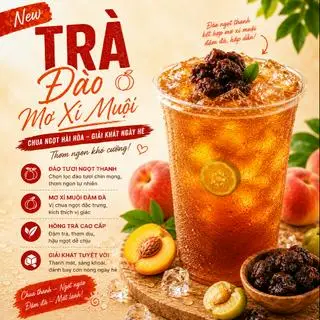 Hình ảnh Trà mơ đào xí muội