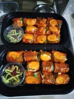 Hình ảnh bánh tráng cuộn truyền thống