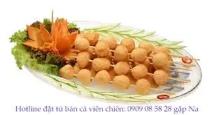 Hình ảnh xiên cá viên chiên/ 5 xiên