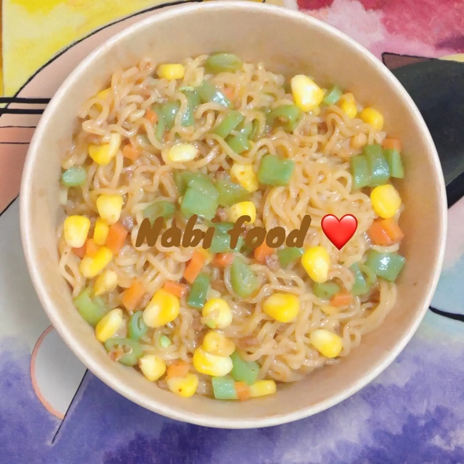 Hình ảnh Mì indomie rau củ