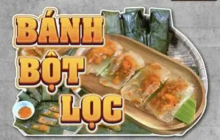Hình ảnh bánh bột lọc Huế ( 10 cái )
