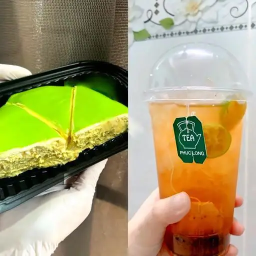 Hình ảnh Combo nửa bánh crepe ngàn lớp nhỏ + 1 Ly Trà Tắc