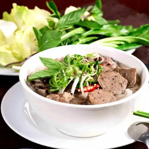 Hình ảnh Bún tái bò viên