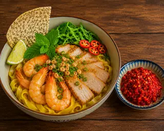 Hình ảnh Mỳ Quảng tôm thịt