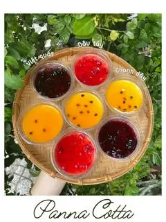 Hình ảnh Panna cotta vị việt quất