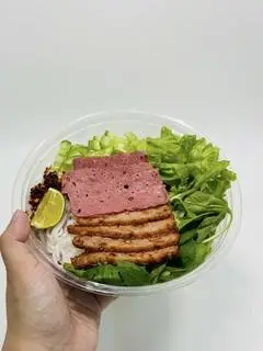 Hình ảnh Bún mắm nêm Chả Bò - Chả Chiên