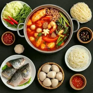 Hình ảnh Lẩu Đầu Cá Hồi Nauy (2 người) - Ngon & Bổ Dưỡng