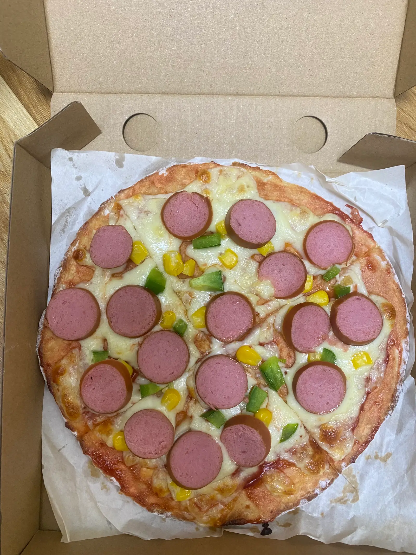 Hình ảnh Pizza chay size 18cm 
