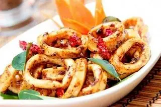 Hình ảnh mực xào sa tế 