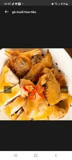Hình ảnh gà ủ muối tiêu chanh 