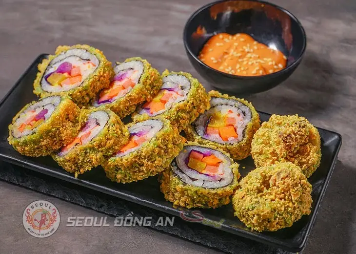 Hình ảnh Kimbap chiên size lớn