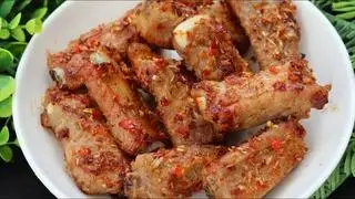 Hình ảnh Sườn chiên sả ớt