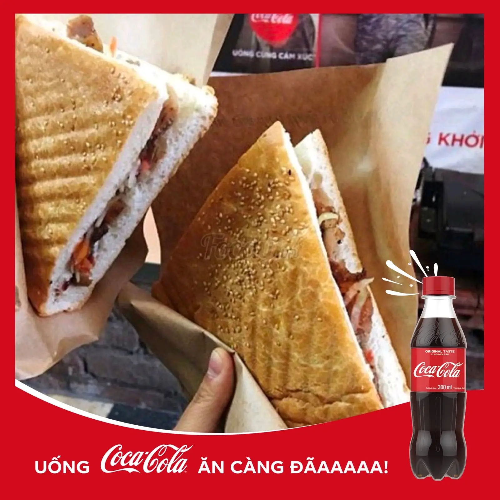 Hình ảnh combo Bánh mỳ doner + coca cola