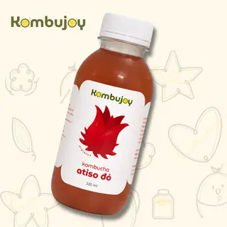 Hình ảnh Kombucha Atiso Đỏ - chai 330ml