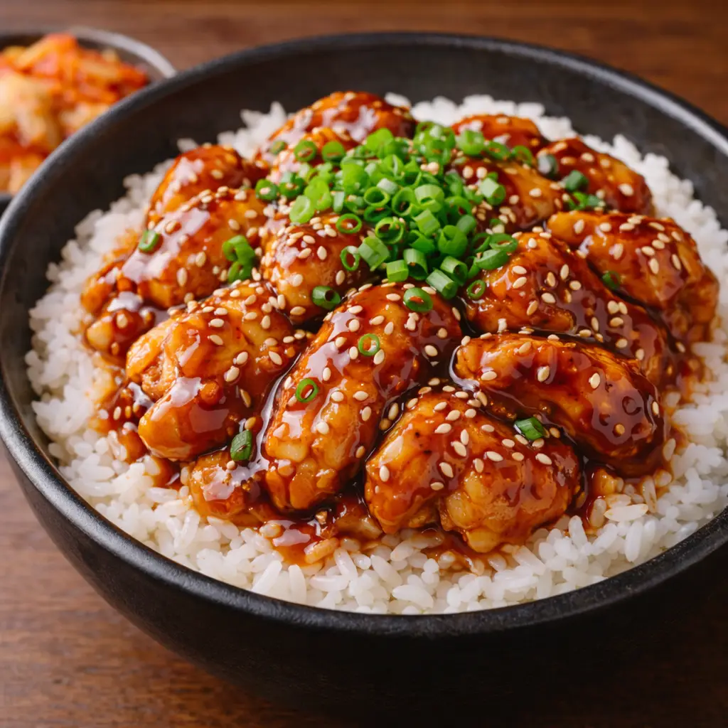 Hình ảnh Cơm gà Karaage Teriyaki | 照り焼き唐揚げ丼