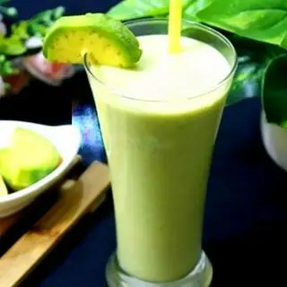 Hình ảnh Sinh tố bơ/ sinh tố bơ rau má