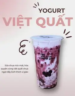 Hình ảnh Sữa chua việt quất