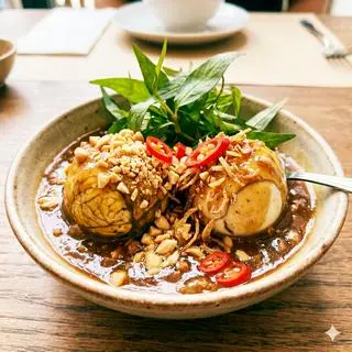 Hình ảnh Hột vịt lộn xào me 2 trứng 