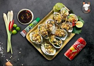 Hình ảnh Hàu nướng mỡ hành