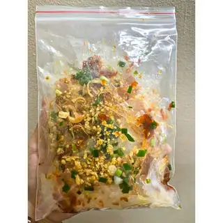 Hình ảnh Bánh tráng ruốc rim mỡ hành