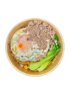 Hình ảnh Mì Trộn Trứng Bò Bằm
