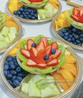 Hình ảnh set mâm trái cây 2 tầng