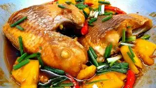 Hình ảnh Cá Điêu Hồng Kho Cà