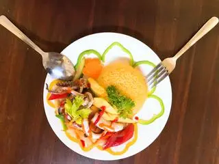 Hình ảnh Mực xào thập cẩm
