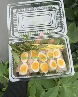 Hình ảnh cuốn lòng đào sốt muối béo