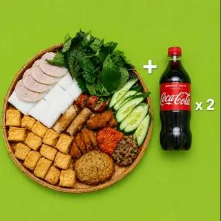 Hình ảnh Combo Bún Đậu Lớn Kèm Nước 
